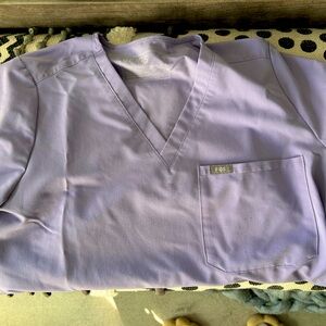 Figs - Lavender Dew “Catarina” One Pocket Scrub Top
